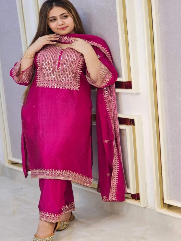 Pakistani Crepe Chinoon Salwar Kameez