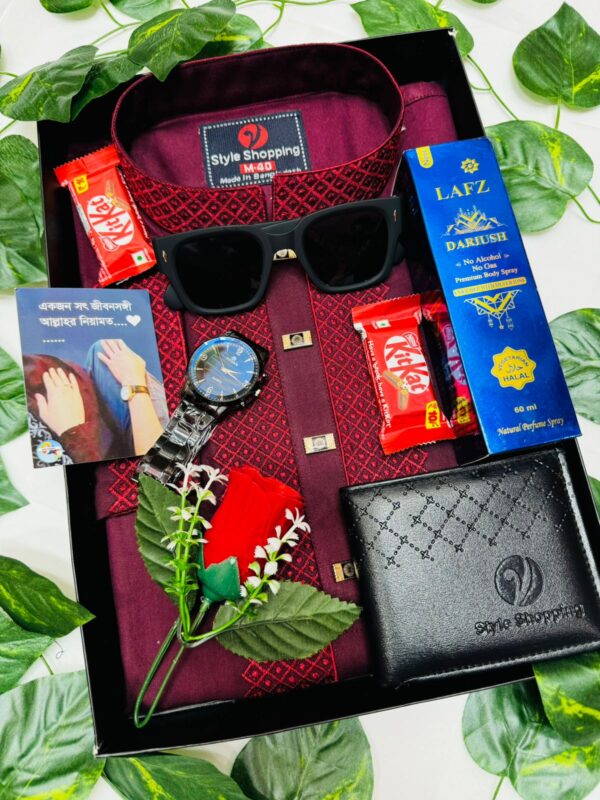 Premium Panjabi Gift Combo Set for Men - Perfect Gift for Special Occasions