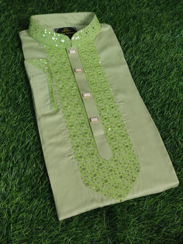 Premium Cotton Panjabi with Andoco Box Fabric & Snap Buttons