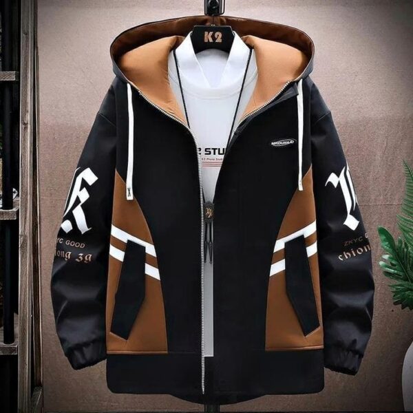 Premium Cotton and Brush Hoodie Jacket